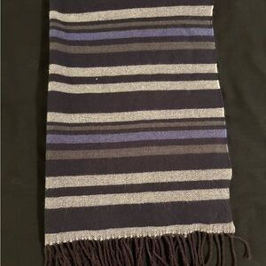 GAP. Striped Purple Scarf